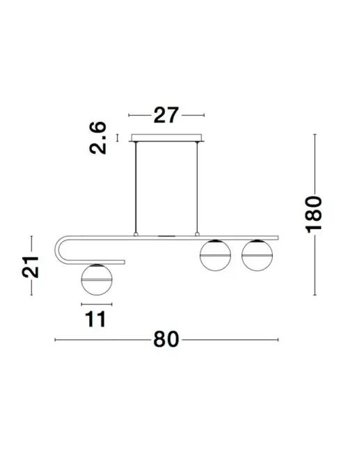 Luster NOVA LUCE 9960615 3x5W G9 230V IP20